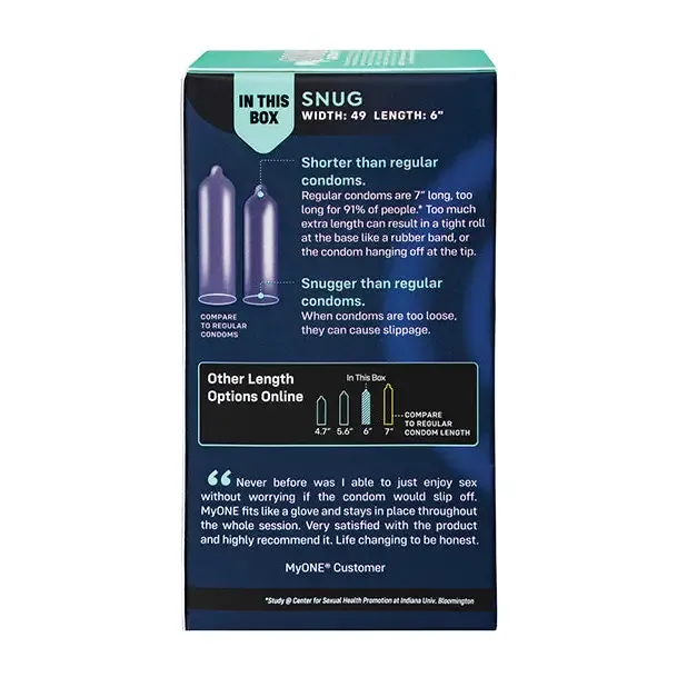 My One Snug Condoms Pack of 10 Paradise Marketing Male Sex Toys My One Snug Condoms Pack of 10 Paradise Marketing Male Sex Toys