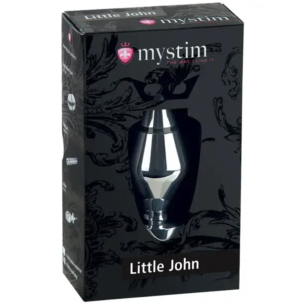 Mystim Gmbh Anal Mystim Little John Buttplug Small Aluminum Silver
