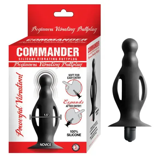 Nasstoys Anal Commander Beginners Vibrating Butt Plug Small Nasstoys Anal Commander Beginners Vibrating Butt Plug Small
