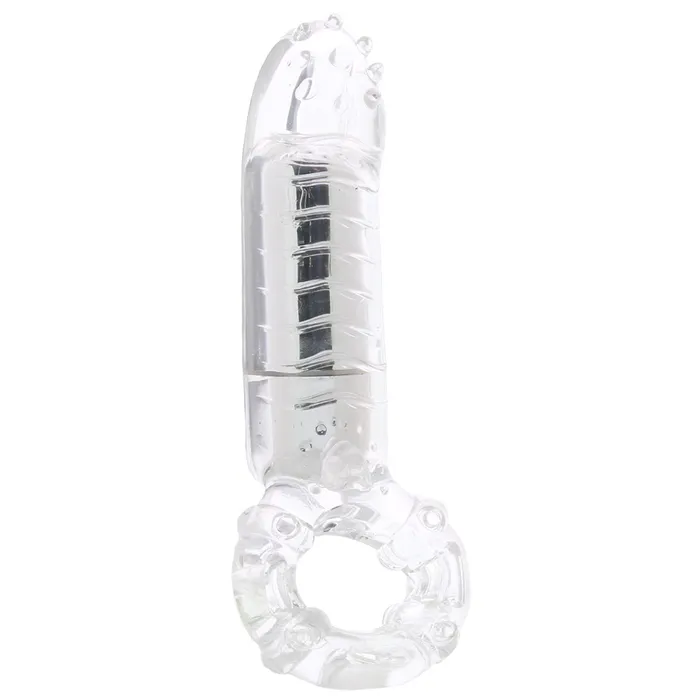 Nasstoys Couples MachO Clitoral Massage Vibrating Cock Ring in Clear