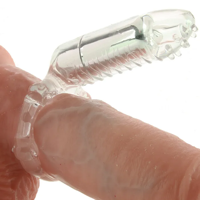 Nasstoys Couples MachO Clitoral Massage Vibrating Cock Ring in Clear Nasstoys Couples MachO Clitoral Massage Vibrating Cock Ring in Clear