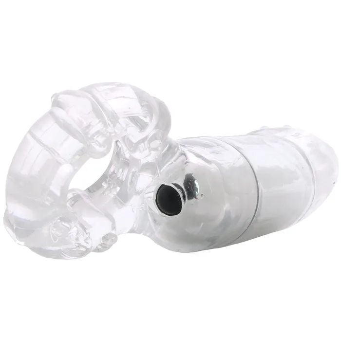 Nasstoys Couples MachO Clitoral Massage Vibrating Cock Ring in Clear Nasstoys Couples MachO Clitoral Massage Vibrating Cock Ring in Clear