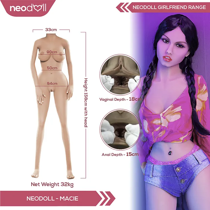 Neodoll Girlfriend Macie Realistic Sex Doll 158cm Tan Neodoll Male Sex Toys Neodoll Girlfriend Macie Realistic Sex Doll 158cm Tan Neodoll Male Sex Toys