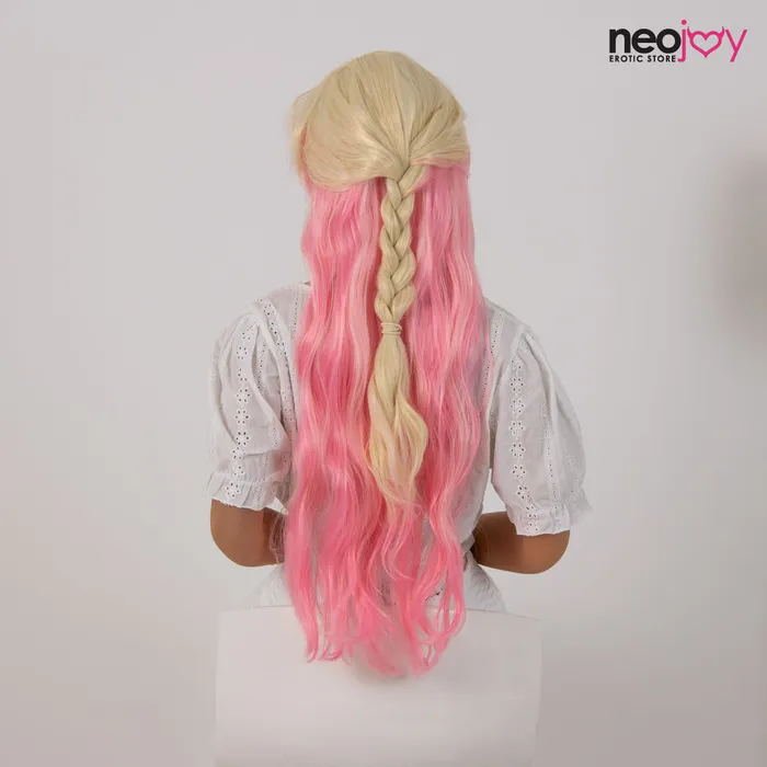 Neodoll Hair Wigs Platinum Blond and Pink Highlights Long Neojoy Vibrators Neodoll Hair Wigs Platinum Blond and Pink Highlights Long Neojoy Vibrators