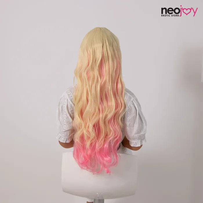 Neodoll Hair Wigs Platinum Blond and Pink Highlights Long Neojoy Vibrators Neodoll Hair Wigs Platinum Blond and Pink Highlights Long Neojoy Vibrators