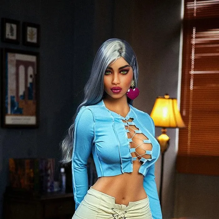 Neodoll Racy Lola Sex Doll Head Tan Irontech Doll Male Sex Toys