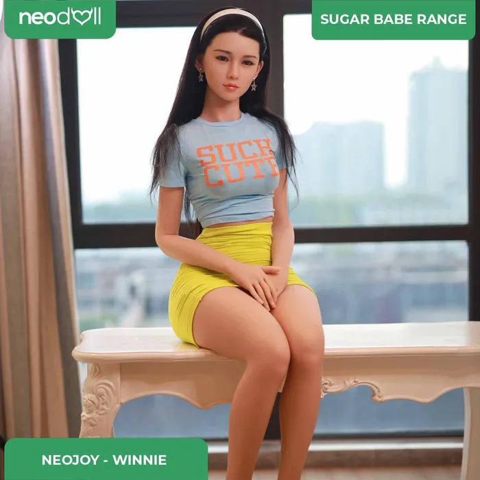 Neodoll Sugar Babe Neodoll Sugar Babe Winnie Silicone TPE Hybrid Sex Doll Uterus Gel Breast 157cm Natural Male Sex Toys
