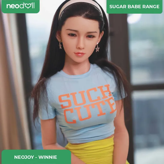 Neodoll Sugar Babe Neodoll Sugar Babe Winnie Silicone TPE Hybrid Sex Doll Uterus Gel Breast 157cm Natural Male Sex Toys