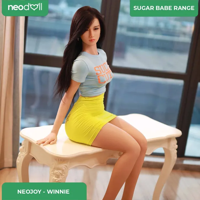 Neodoll Sugar Babe Neodoll Sugar Babe Winnie Silicone TPE Hybrid Sex Doll Uterus Gel Breast 157cm Natural Male Sex Toys