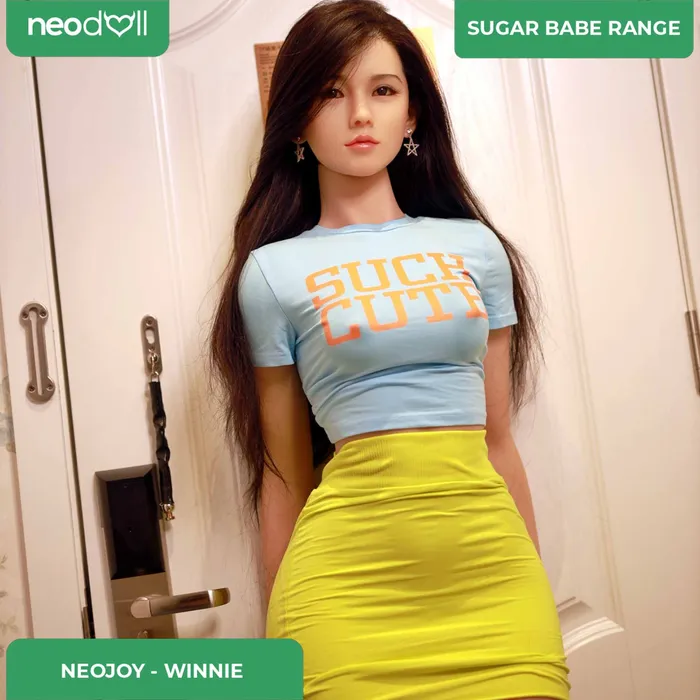 Neodoll Sugar Babe Neodoll Sugar Babe Winnie Silicone TPE Hybrid Sex Doll Uterus Gel Breast 157cm Natural Male Sex Toys