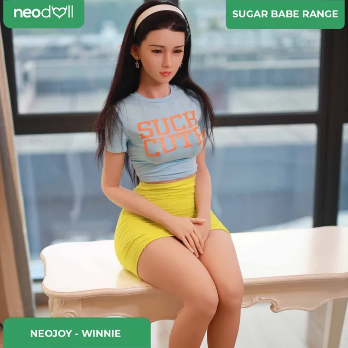Neodoll Sugar Babe Neodoll Sugar Babe Winnie Silicone TPE Hybrid Sex Doll Uterus Gel Breast 157cm Natural Male Sex Toys