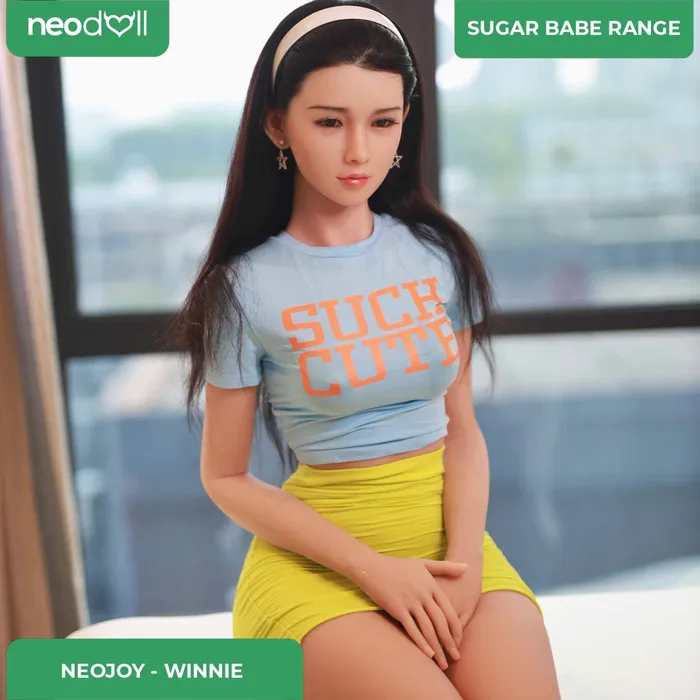 Neodoll Sugar Babe Neodoll Sugar Babe Winnie Silicone TPE Hybrid Sex Doll Uterus Gel Breast 157cm Natural Male Sex Toys