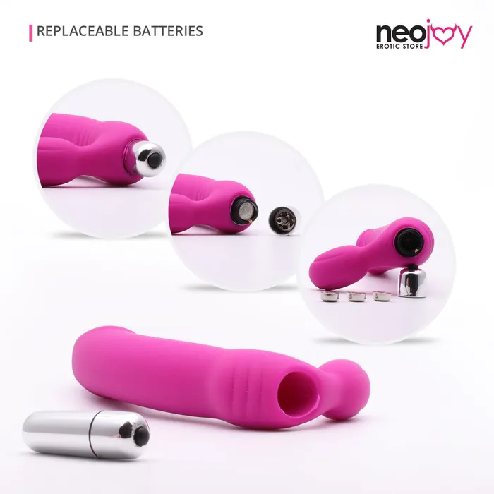 Neojoy Dildos Neojoy Double Dildo Vibrator Insertable Large Pink