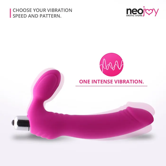 Neojoy Dildos Neojoy Double Dildo Vibrator Insertable Large Pink