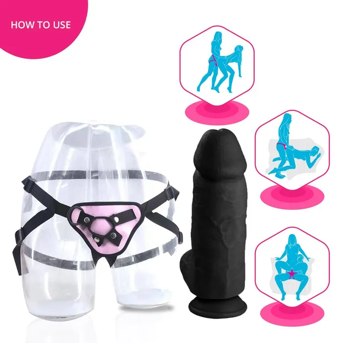Neojoy Female Sex Toys Neojoy Bigger Bad Boy Dildo With StrapOn Dong Gay Sex Toy Black 255cm 10 inch Neojoy Female Sex Toys Neojoy Bigger Bad Boy Dildo With StrapOn Dong Gay Sex Toy Black 255cm 10 inch