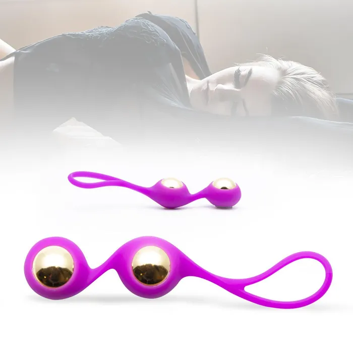 Neojoy Kegel Balls Gold Silicone Geisha Balls Pelvic Training Neojoy Female Sex Toys Neojoy Kegel Balls Gold Silicone Geisha Balls Pelvic Training Neojoy Female Sex Toys