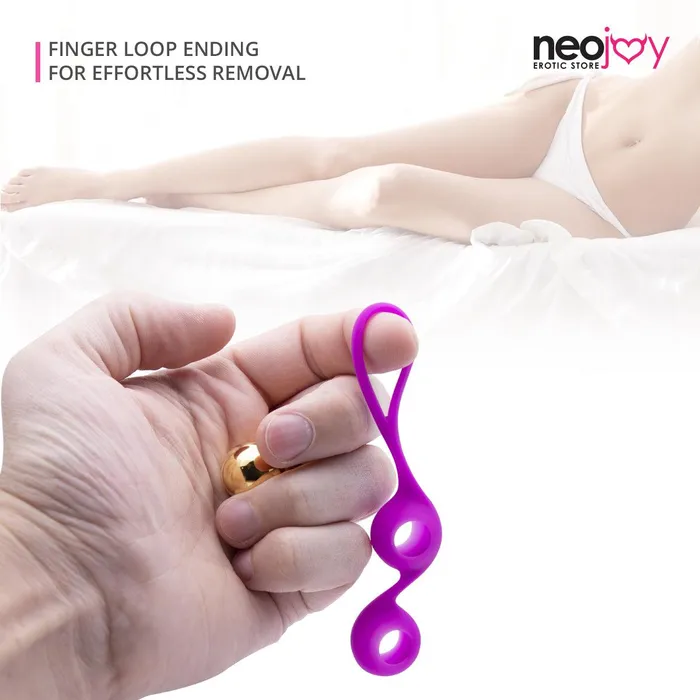 Neojoy Kegel Balls Gold Silicone Geisha Balls Pelvic Training Neojoy Female Sex Toys