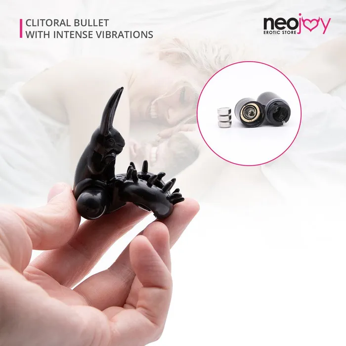 Neojoy Male Sex Toys Neojoy Dark Cock Ring Jelly Penis Ring for Enhanced Erection Clitoral Bullet