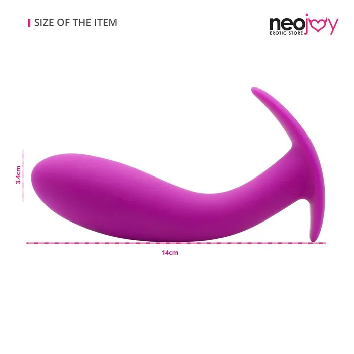 Neojoy Silicone Butt Plug With Bulbous Base Pink 55 Inch 14cm Neojoy Anal