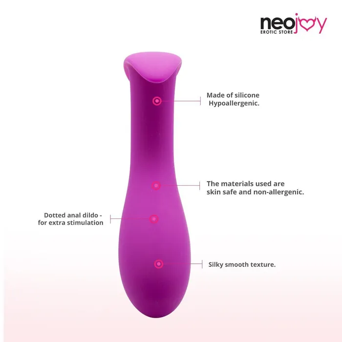 Neojoy Silicone Butt Plug With Bulbous Base Pink 55 Inch 14cm Neojoy Anal