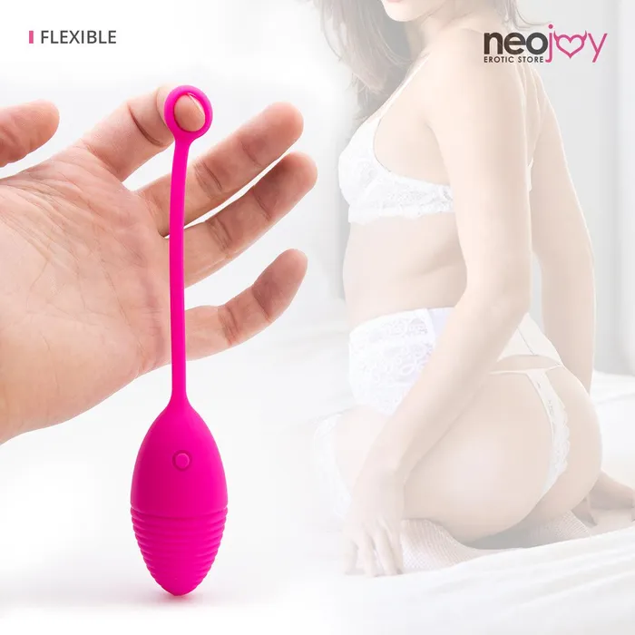 Neojoy Vibrators Dancing Fairy Egg Pink Silicone 18cm Pink