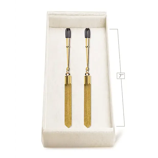 Nipple Clitoral Toys Icon Brands Couture Clips Shimmer Chic Luxury Nipple Clamps Nipple Clitoral Toys Icon Brands Couture Clips Shimmer Chic Luxury Nipple Clamps