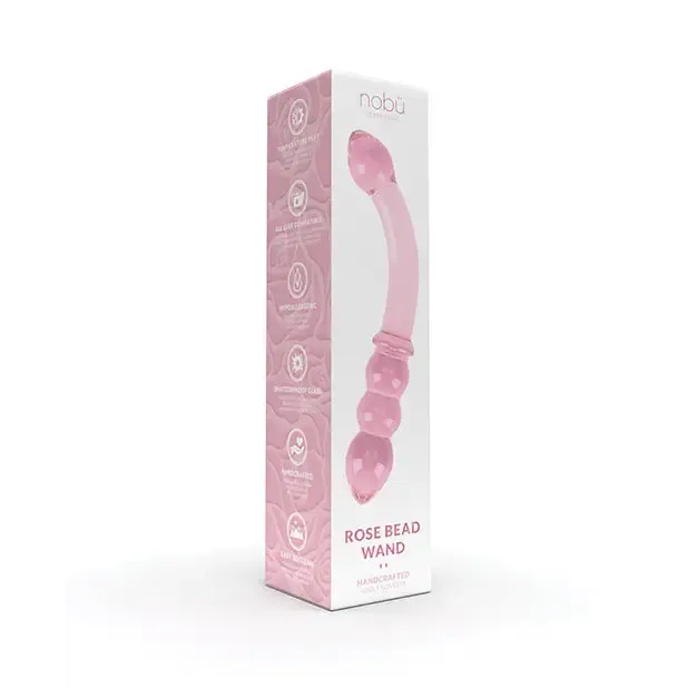 Nobu Rose Bead Wand Pink Nob Vibrators Nobu Rose Bead Wand Pink Nob Vibrators