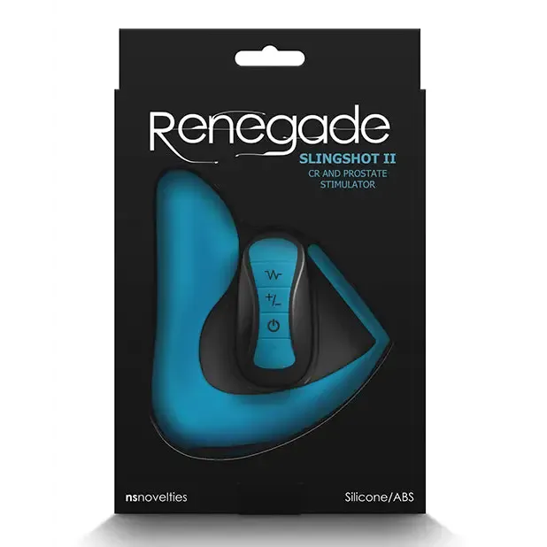 NS Novelties Male Sex Toys Renegade Slingshot II Cock Ring Prostate Stimulator Teal NS Novelties Male Sex Toys Renegade Slingshot II Cock Ring Prostate Stimulator Teal