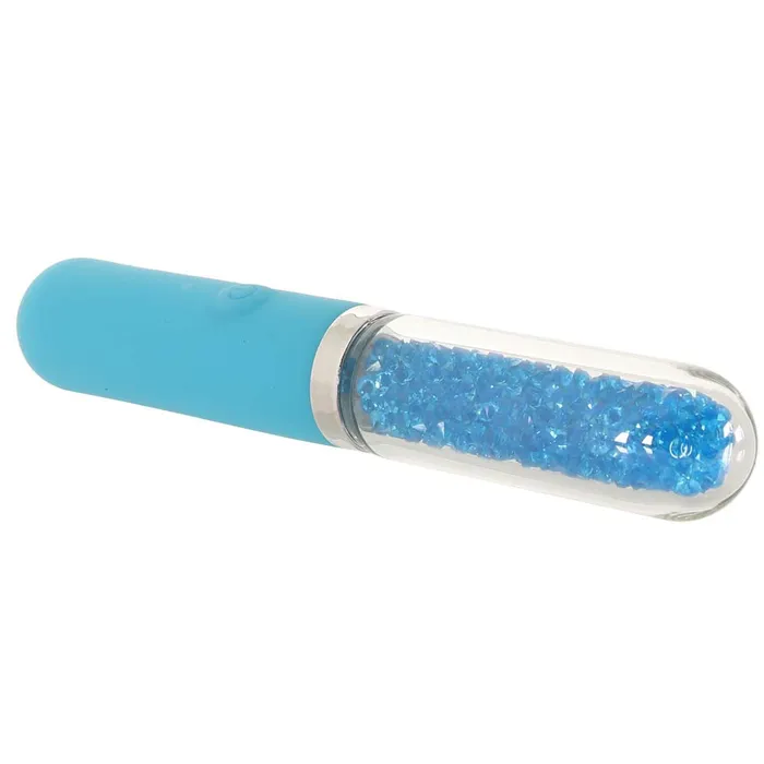 ns novelties Vibrators Stardust Posh Rechargeable Glass Vibe in Blue ns novelties Vibrators Stardust Posh Rechargeable Glass Vibe in Blue