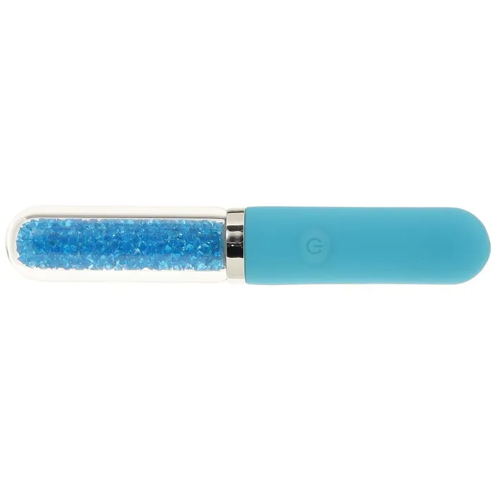 ns novelties Vibrators Stardust Posh Rechargeable Glass Vibe in Blue ns novelties Vibrators Stardust Posh Rechargeable Glass Vibe in Blue