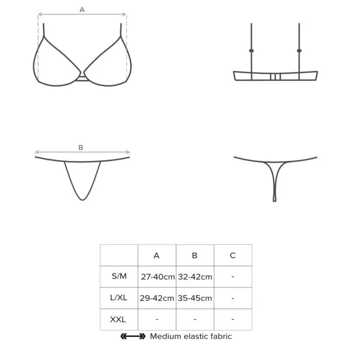 Obsessive Anal Obsessive Delicanta TWO Pieces Set SM