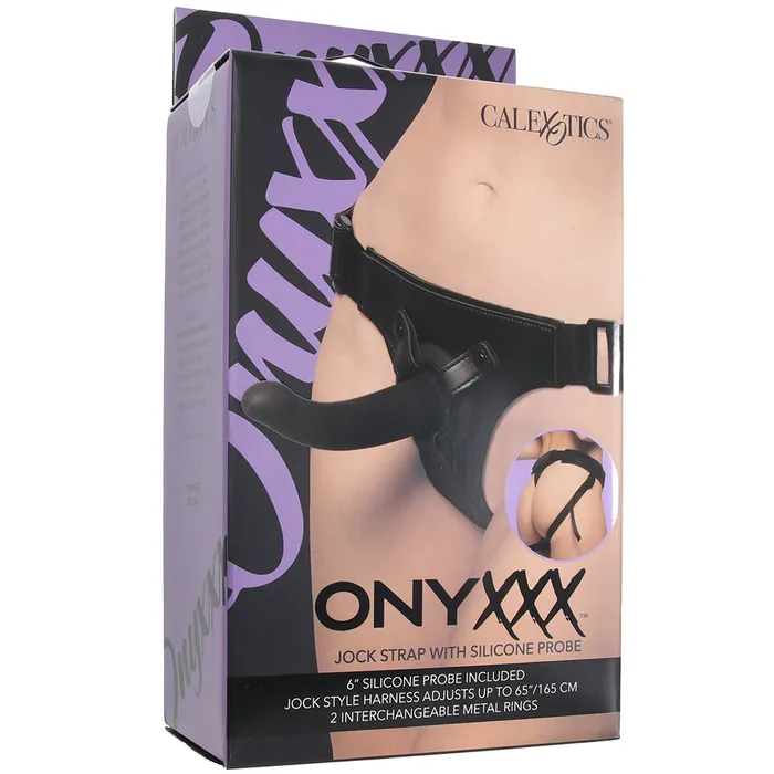 Onyxxx Jock StrapOn with 6 Inch Silicone Probe CalExotics Anal