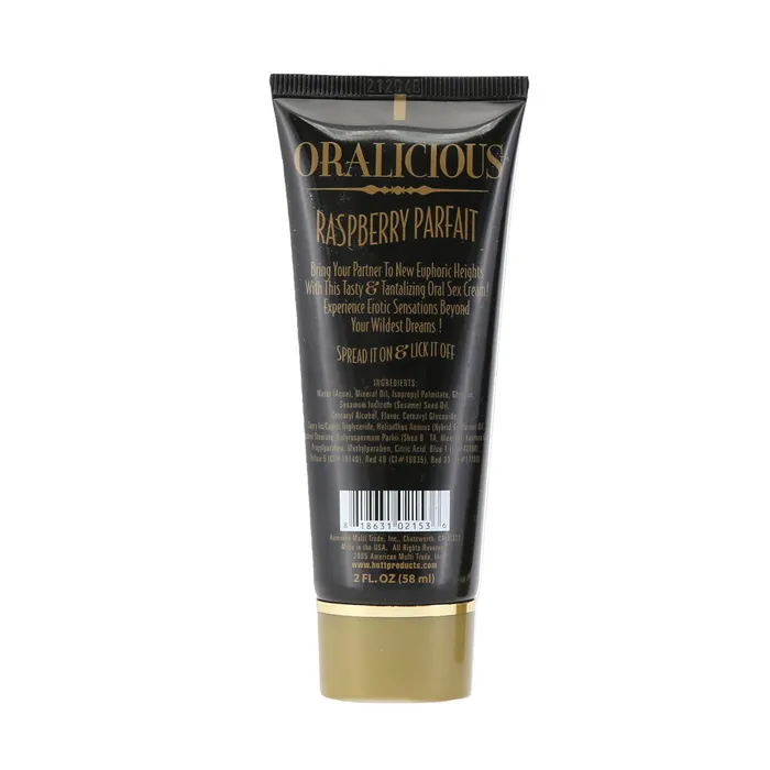 Oralicious Oral Sex Cream Raspberry Parfait 2 fl oz HottProducts Couples
