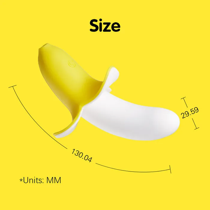 Other Brands Female Sex Toys Mini Banana Vibrator