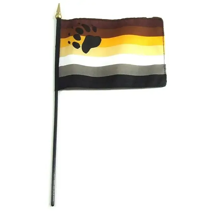 PHS INTERNATIONAL Vibrators Bear Stick 4 X 6 Flag