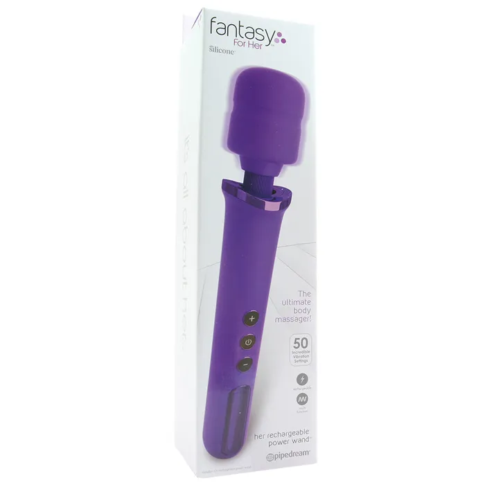 Pipedream Female Sex Toys Fantasy For Her Rechargeable Power Wand Pipedream Female Sex Toys Fantasy For Her Rechargeable Power Wand