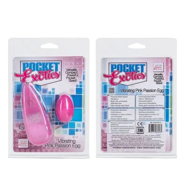Pocket Exotic Pink Passion Egg CalExotics Vibrators
