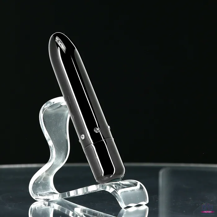 PowerBullet Pretty Point Bullet Vibrator Rechargeable Black PowerBullet Female Sex Toys