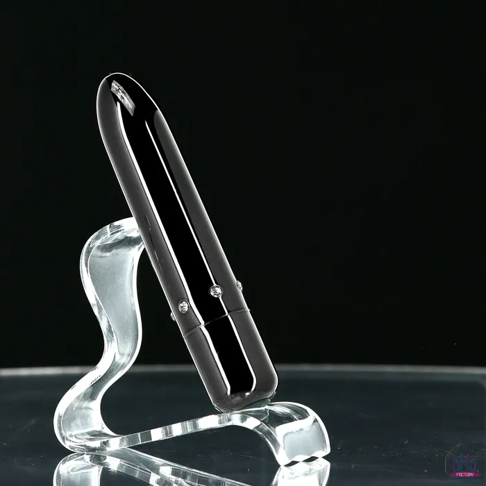 PowerBullet Pretty Point Bullet Vibrator Rechargeable Black PowerBullet Female Sex Toys