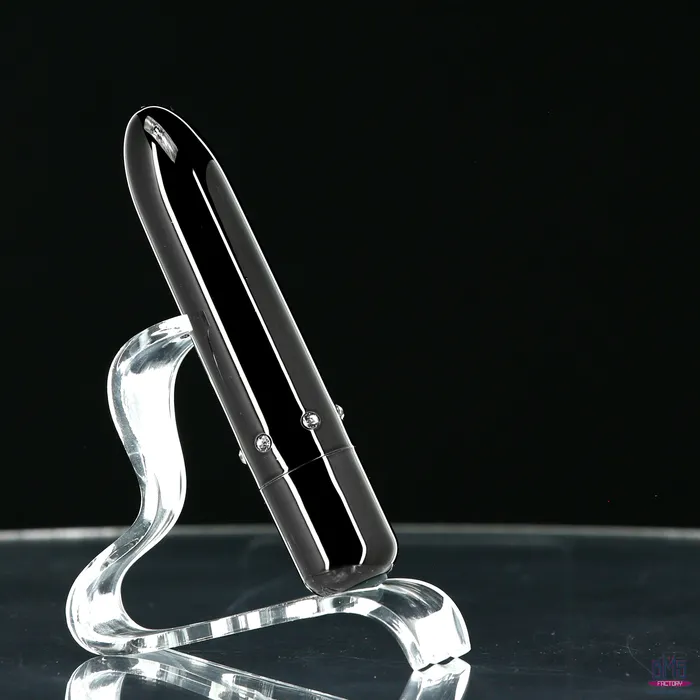 PowerBullet Pretty Point Bullet Vibrator Rechargeable Black PowerBullet Female Sex Toys