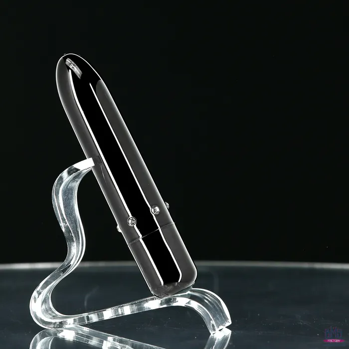 PowerBullet Pretty Point Bullet Vibrator Rechargeable Black PowerBullet Female Sex Toys