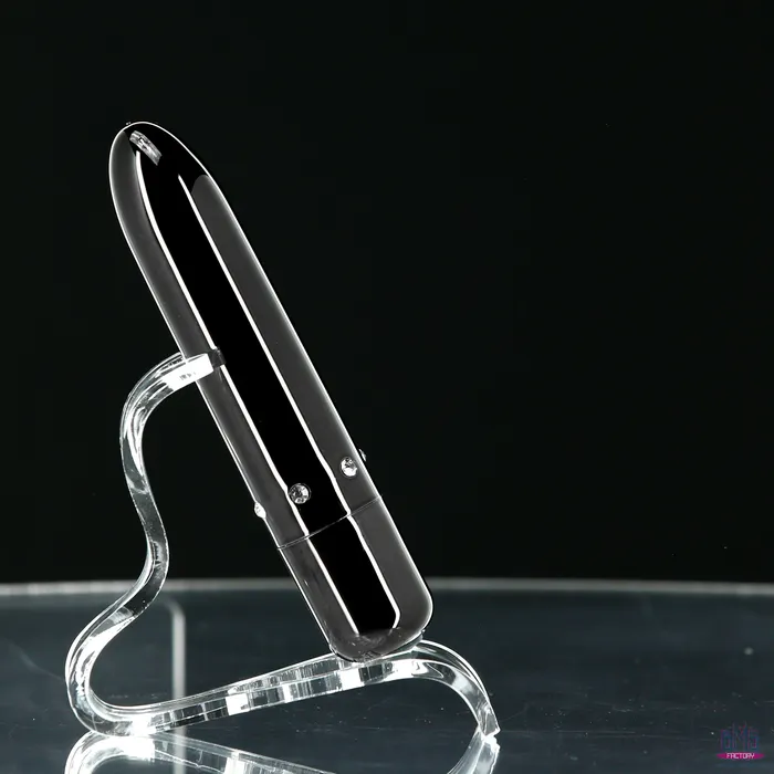 PowerBullet Pretty Point Bullet Vibrator Rechargeable Black PowerBullet Female Sex Toys