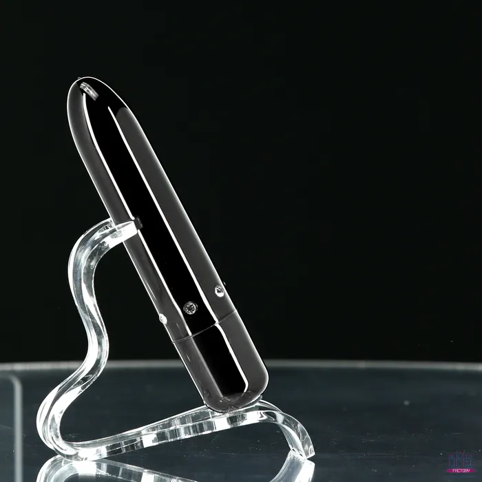PowerBullet Pretty Point Bullet Vibrator Rechargeable Black PowerBullet Female Sex Toys