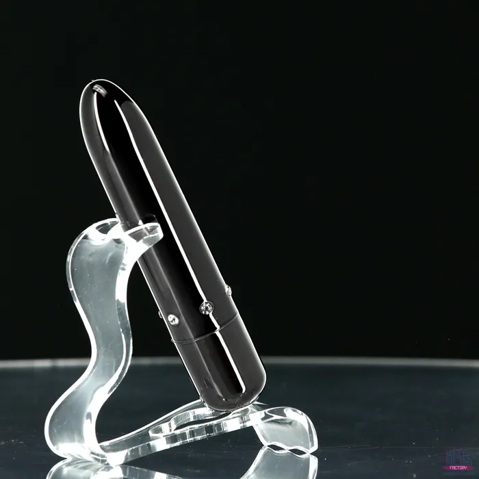 PowerBullet Pretty Point Bullet Vibrator Rechargeable Black PowerBullet Female Sex Toys
