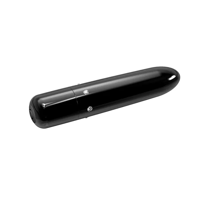 PowerBullet Pretty Point Bullet Vibrator Rechargeable Black PowerBullet Female Sex Toys