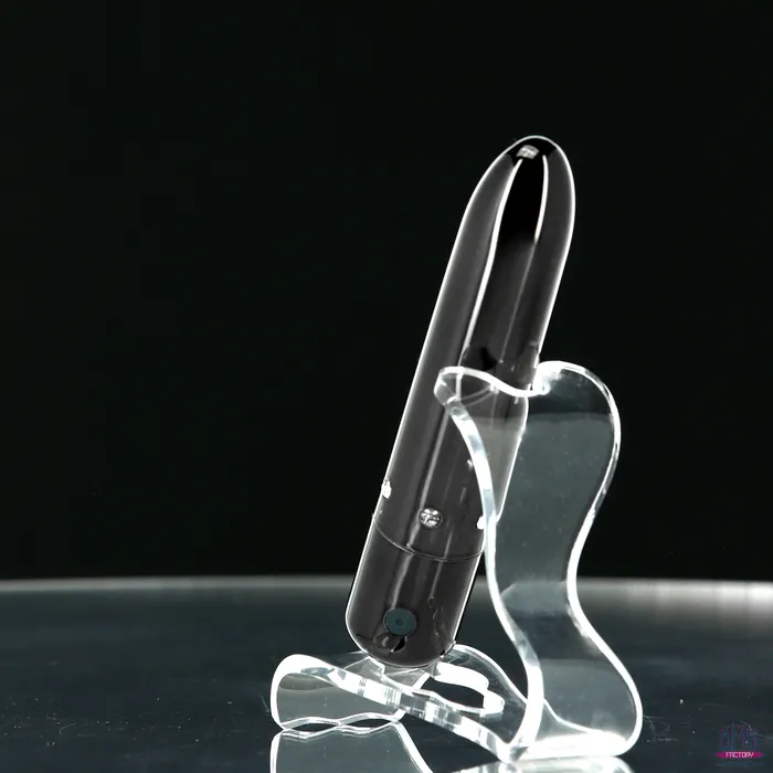 PowerBullet Pretty Point Bullet Vibrator Rechargeable Black PowerBullet Female Sex Toys