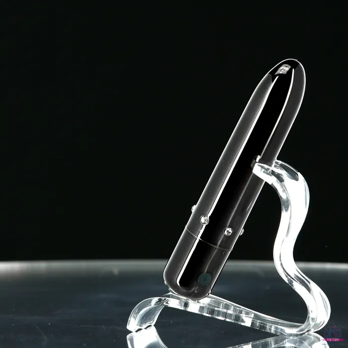 PowerBullet Pretty Point Bullet Vibrator Rechargeable Black PowerBullet Female Sex Toys