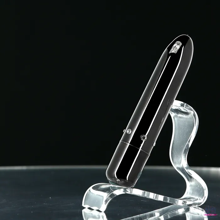PowerBullet Pretty Point Bullet Vibrator Rechargeable Black PowerBullet Female Sex Toys