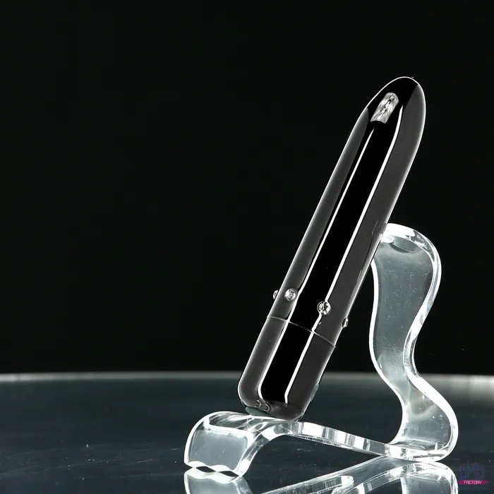 PowerBullet Pretty Point Bullet Vibrator Rechargeable Black PowerBullet Female Sex Toys