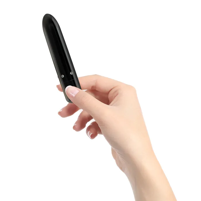 PowerBullet Pretty Point Bullet Vibrator Rechargeable Black PowerBullet Female Sex Toys